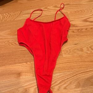 Nikibiki Red Bodysuit